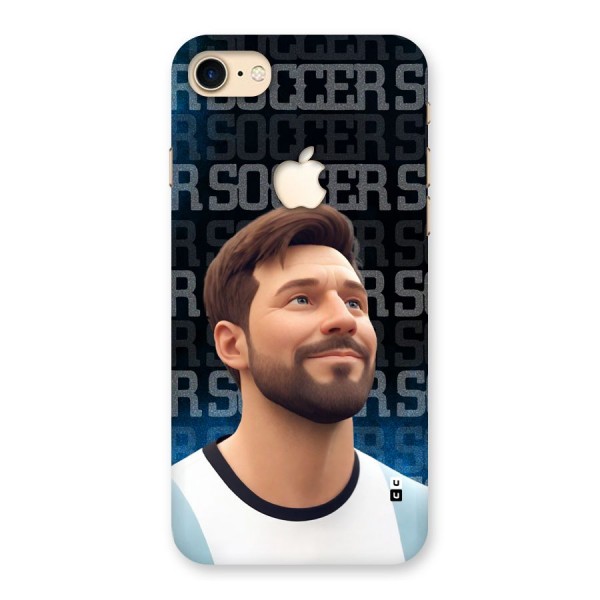 Soccer Star Smiles Back Case for iPhone 7 Apple Cut