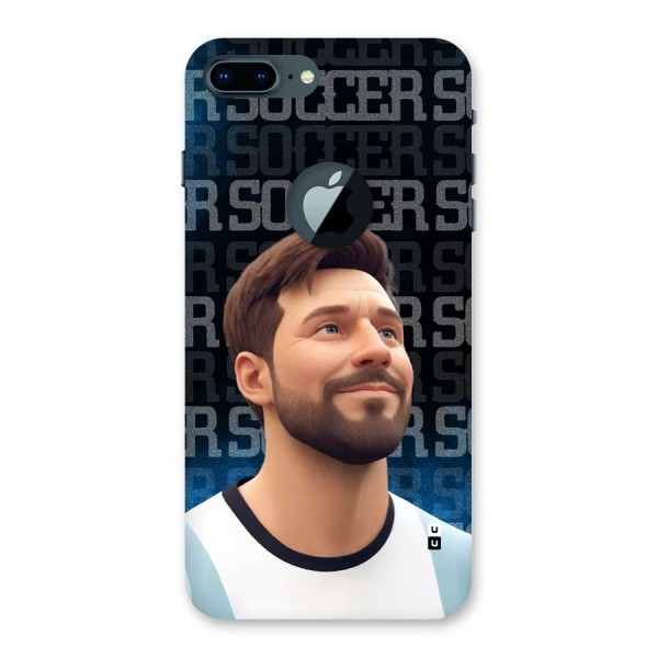 Soccer Star Smiles Back Case for iPhone 7 Plus Logo Cut