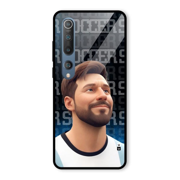 Soccer Star Smiles Glass Back Case for Mi 10