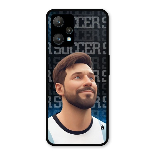 Soccer Star Smiles Metal Back Case for Realme 9