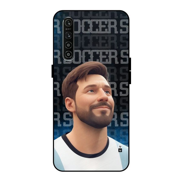 Soccer Star Smiles Metal Back Case for Realme XT