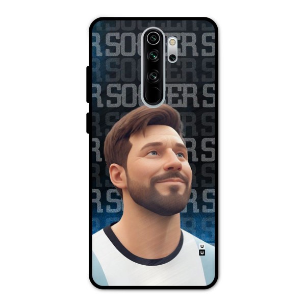 Soccer Star Smiles Metal Back Case for Redmi Note 8 Pro