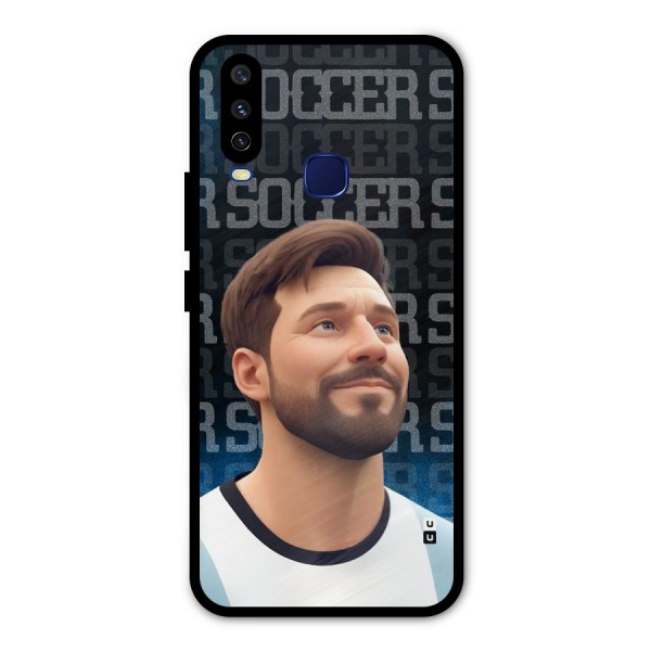 Soccer Star Smiles Metal Back Case for Vivo V17