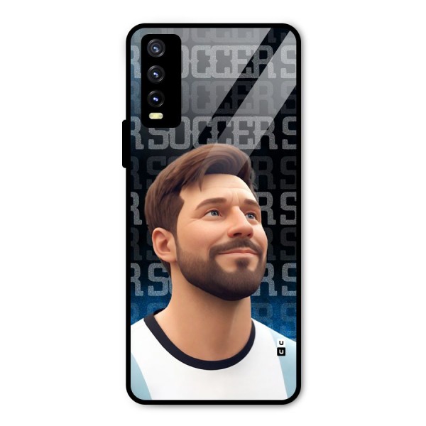 Soccer Star Smiles Metal Back Case for Vivo Y20i