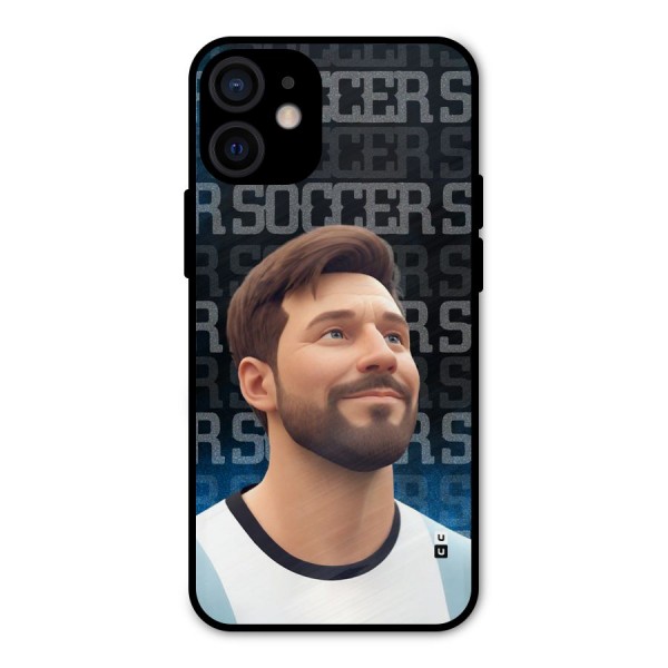 Soccer Star Smiles Metal Back Case for iPhone 12 Mini