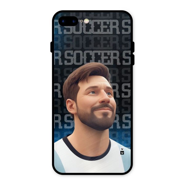 Soccer Star Smiles Metal Back Case for iPhone 7 Plus