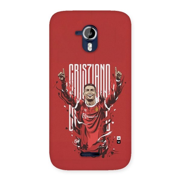 Soccer Star Victory Back Case for Canvas Magnus A117