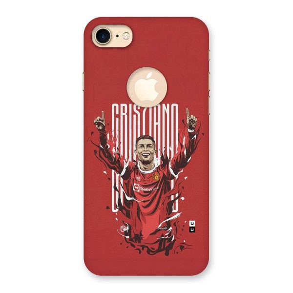 Soccer Star Victory Back Case for iPhone 8 Logo Cut