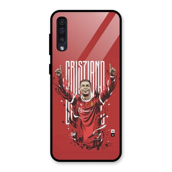 Soccer Star Victory Glass Back Case for Galaxy A50