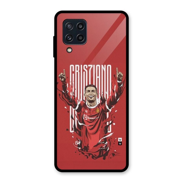 Soccer Star Victory Glass Back Case for Galaxy M32
