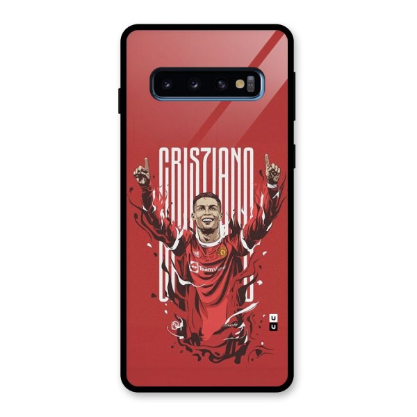 Soccer Star Victory Glass Back Case for Galaxy S10