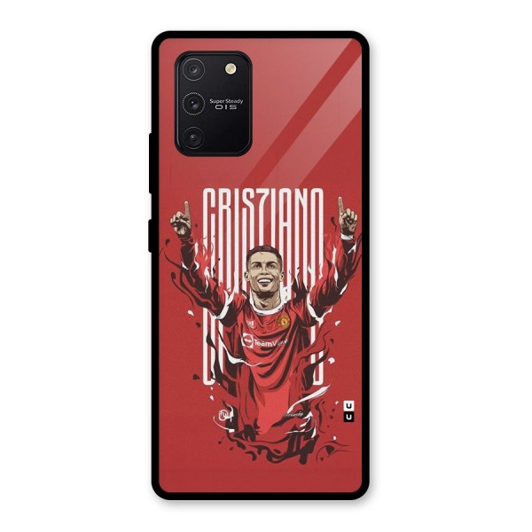 Soccer Star Victory Glass Back Case for Galaxy S10 Lite