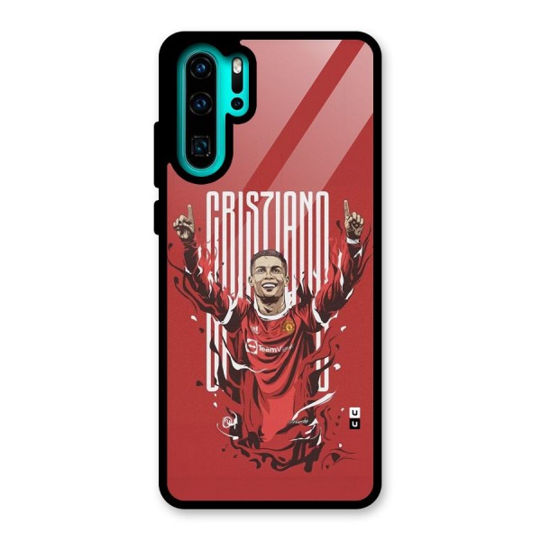 Soccer Star Victory Glass Back Case for Huawei P30 Pro