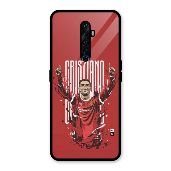 Soccer Star Victory Glass Back Case for Oppo Reno2 F