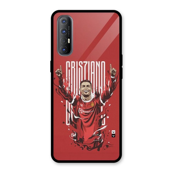 Soccer Star Victory Glass Back Case for Oppo Reno3 Pro