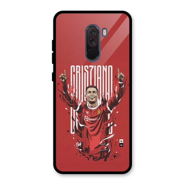 Soccer Star Victory Glass Back Case for Poco F1