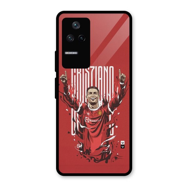 Soccer Star Victory Glass Back Case for Poco F4 5G