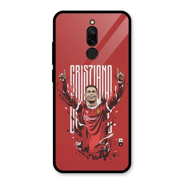 Soccer Star Victory Glass Back Case for Redmi 8