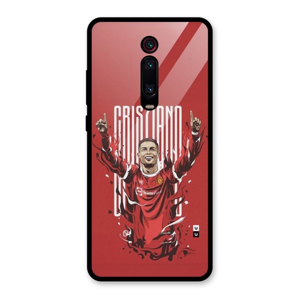 Soccer Star Victory Glass Back Case for Redmi K20 Pro