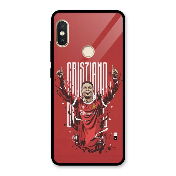 Soccer Star Victory Glass Back Case for Redmi Note 5 Pro