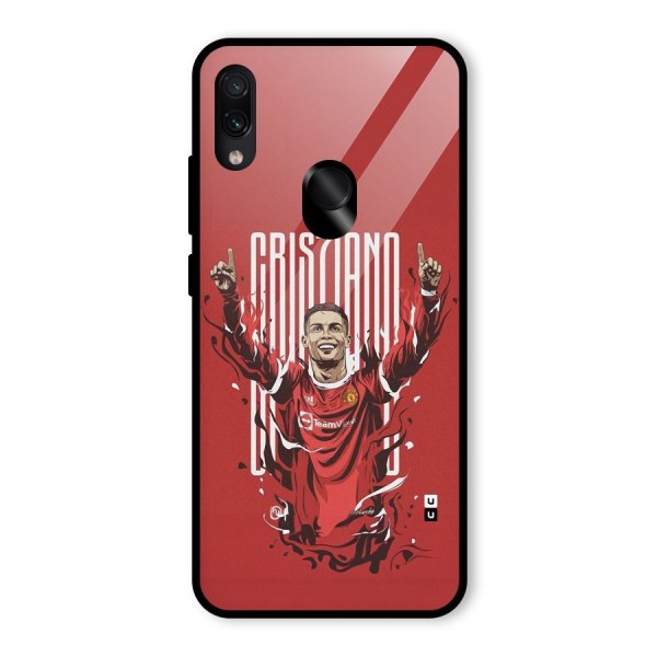 Soccer Star Victory Glass Back Case for Redmi Note 7