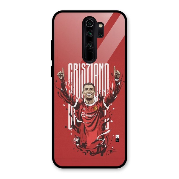 Soccer Star Victory Glass Back Case for Redmi Note 8 Pro