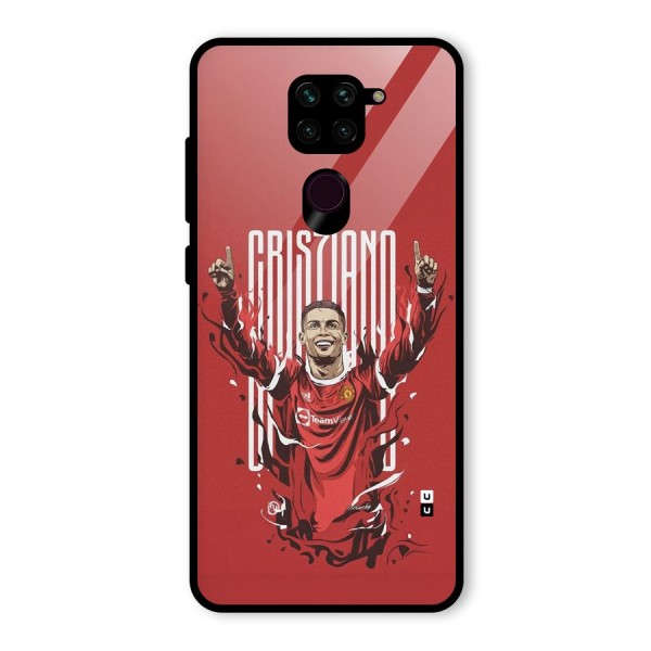 Soccer Star Victory Glass Back Case for Redmi Note 9