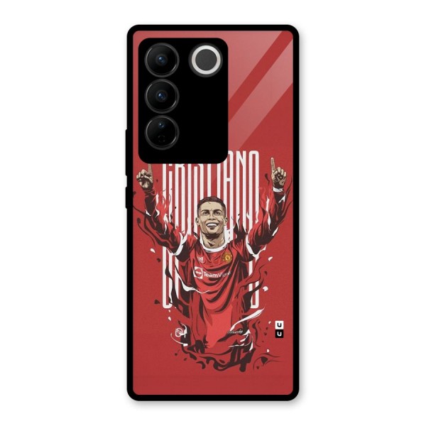 Soccer Star Victory Glass Back Case for Vivo V27