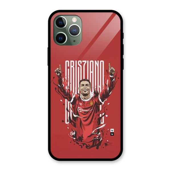 Soccer Star Victory Glass Back Case for iPhone 11 Pro