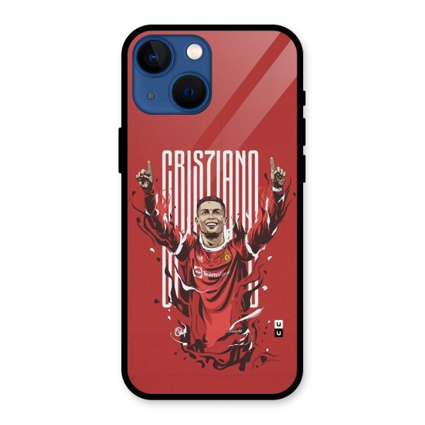 Soccer Star Victory Glass Back Case for iPhone 13 Mini