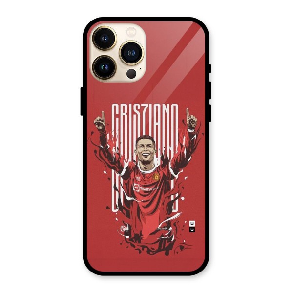 Soccer Star Victory Glass Back Case for iPhone 13 Pro Max