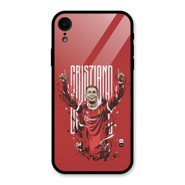 Soccer Star Victory Glass Back Case for iPhone XR