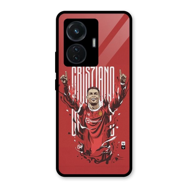Soccer Star Victory Glass Back Case for iQOO Z6 44W