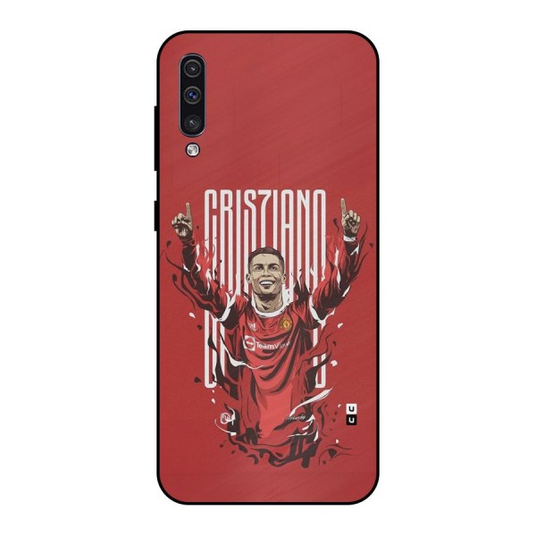 Soccer Star Victory Metal Back Case for Galaxy A30s