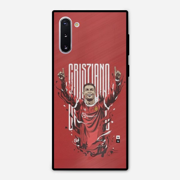 Soccer Star Victory Metal Back Case for Galaxy Note 10