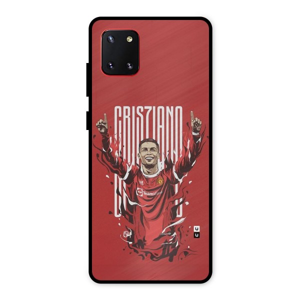 Soccer Star Victory Metal Back Case for Galaxy Note 10 Lite