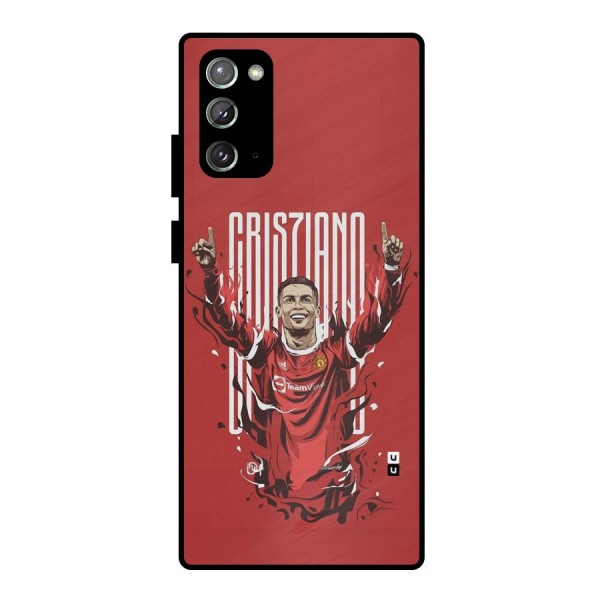 Soccer Star Victory Metal Back Case for Galaxy Note 20
