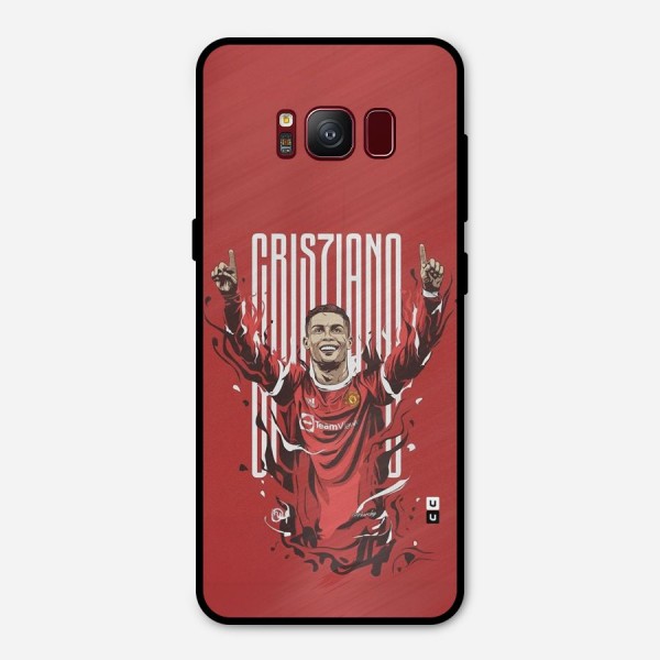 Soccer Star Victory Metal Back Case for Galaxy S8