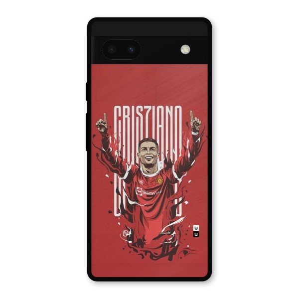 Soccer Star Victory Metal Back Case for Google Pixel 6a