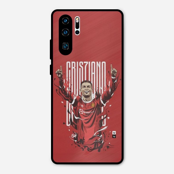 Soccer Star Victory Metal Back Case for Huawei P30 Pro