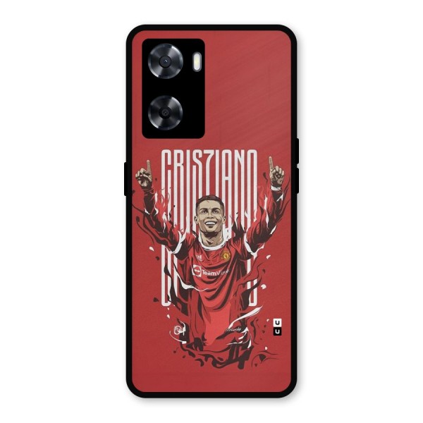Soccer Star Victory Metal Back Case for Oppo A57 2022