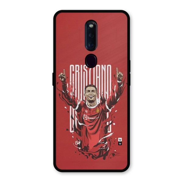 Soccer Star Victory Metal Back Case for Oppo F11 Pro