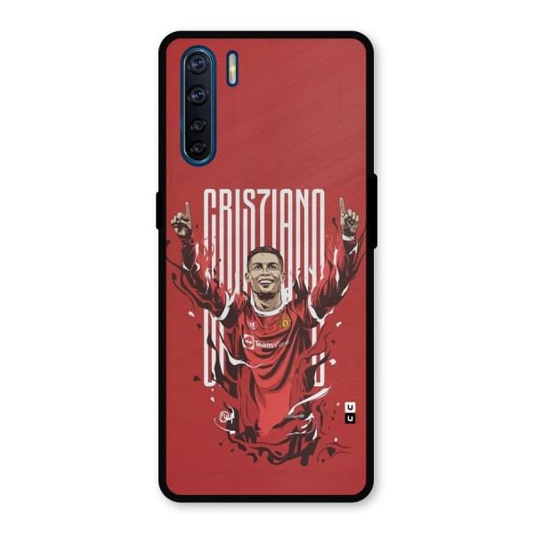 Soccer Star Victory Metal Back Case for Oppo F15