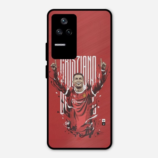 Soccer Star Victory Metal Back Case for Poco F4 5G