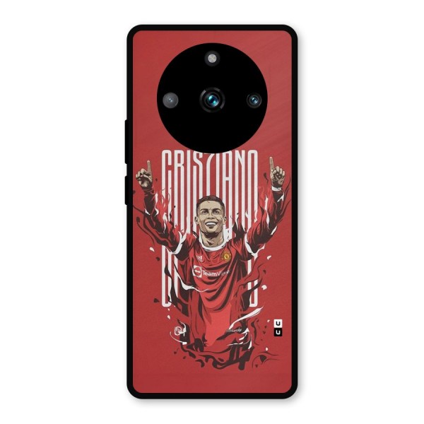 Soccer Star Victory Metal Back Case for Realme 11 Pro