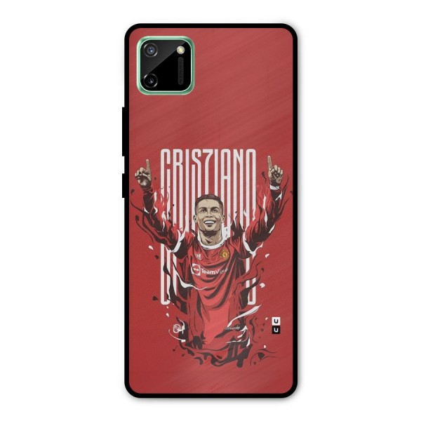 Soccer Star Victory Metal Back Case for Realme C11