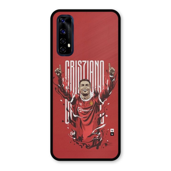 Soccer Star Victory Metal Back Case for Realme Narzo 20 Pro