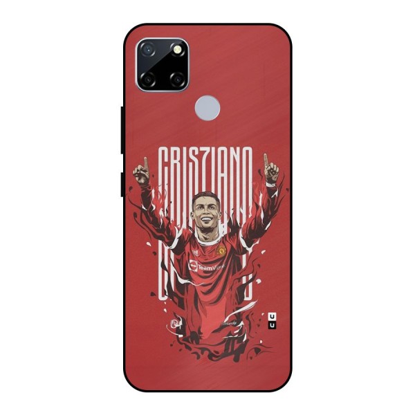Soccer Star Victory Metal Back Case for Realme Narzo 30A