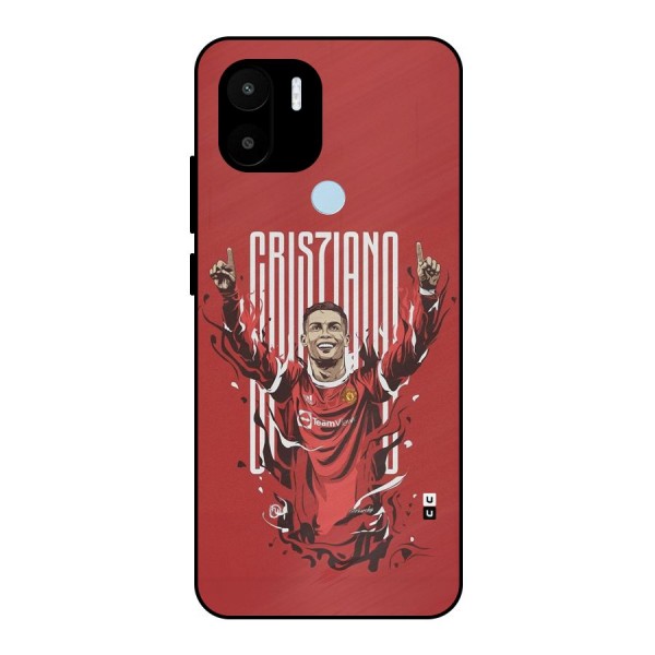 Soccer Star Victory Metal Back Case for Redmi A1 Plus