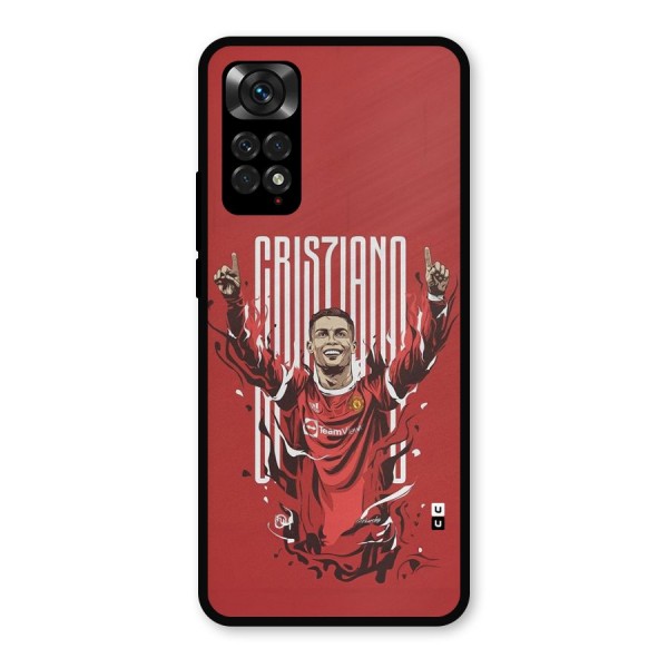 Soccer Star Victory Metal Back Case for Redmi Note 11